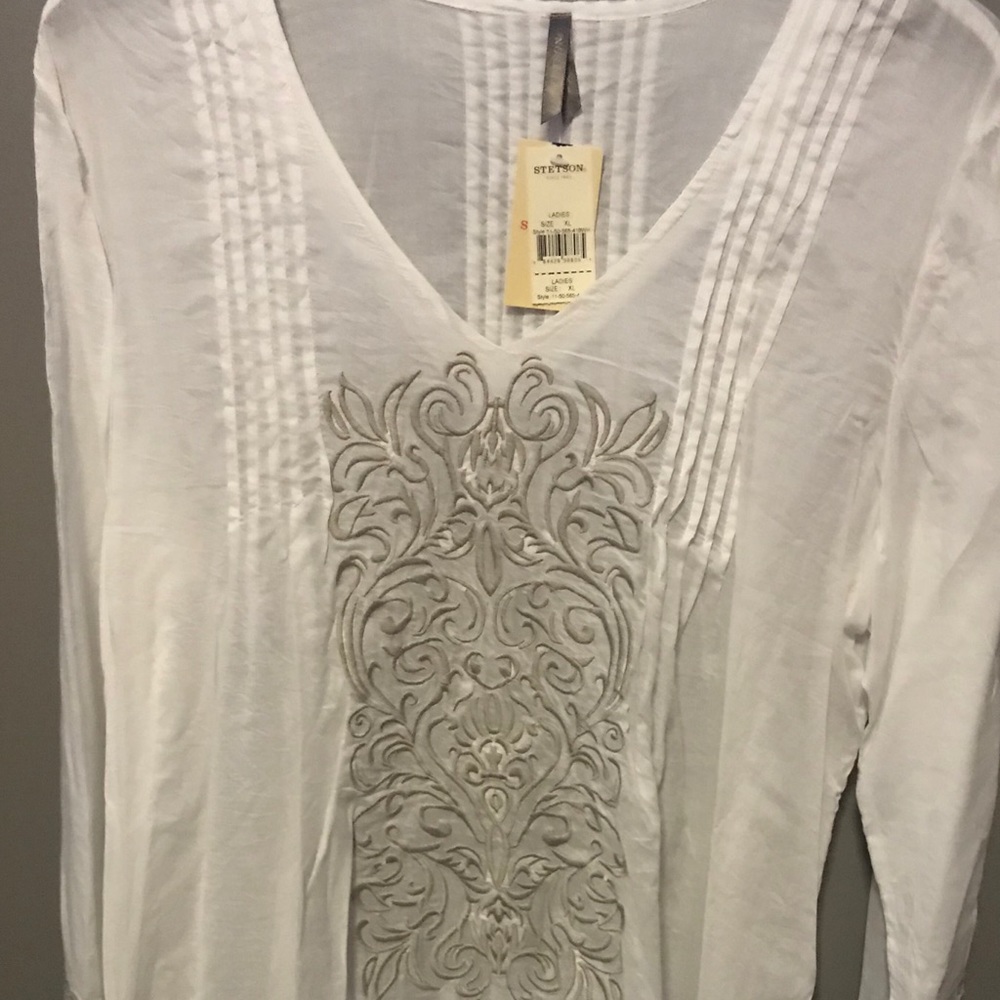Sheer tunic